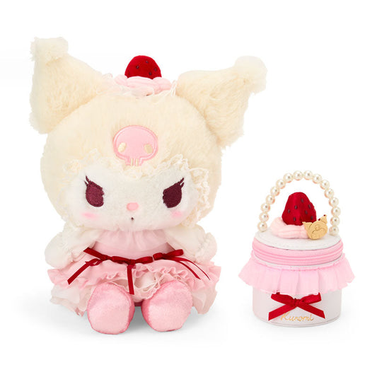 SANRIO | Kuromi Plush Toy & Accessory Case Set 235×120×200mm (Strawberry Shortcake)