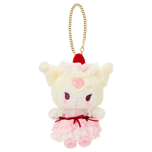 SANRIO | Kuromi Mascot Holder Bag Charm Plush Keychain 120×75×160mm (Strawberry Shortcake)