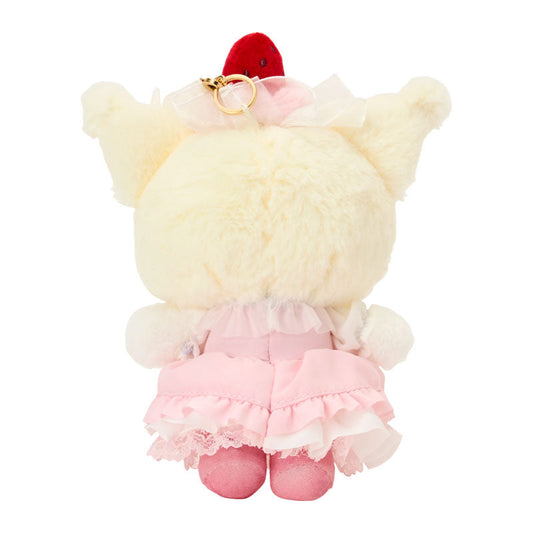 SANRIO | Kuromi Mascot Holder Bag Charm Plush Keychain 120×75×160mm (Strawberry Shortcake)