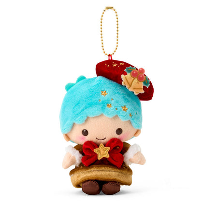 SANRIO | Little Twin Stars Kiki Mascot Holder Bag Charm Plush Keychain 130×75×100mm (Christmas 2025)