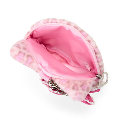SANRIO | Charmmy Kitty Face-shaped Pouch Bag Charm 130×20×110mm (Leopard Gal Cat)