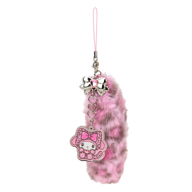 SANRIO | My Melody Dangling Tail Mascot Strap 40×40×130mm (Leopard Gal Cat)