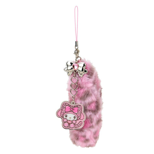 SANRIO | My Melody Dangling Tail Mascot Strap 40×40×130mm (Leopard Gal Cat)