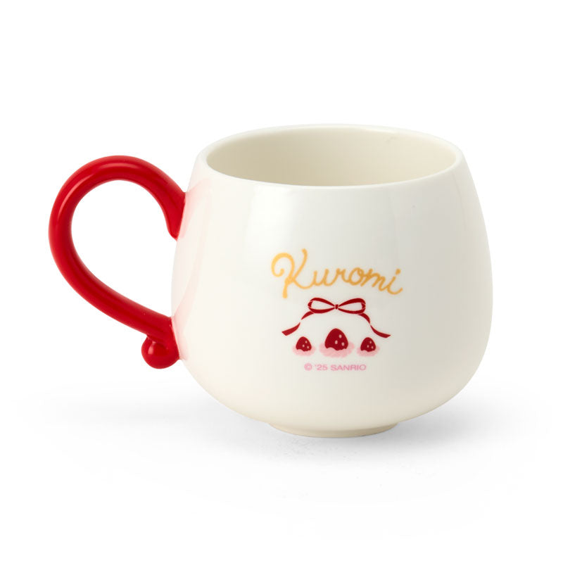 【Pre-order】SANRIO | Kuromi 3D Porcelain Mug 135×90×135mm (Strawberry Shortcake)