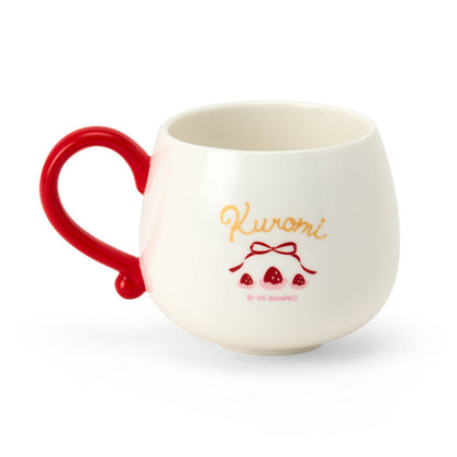 【Pre-order】SANRIO | Kuromi 3D Porcelain Mug 135×90×135mm (Strawberry Shortcake)