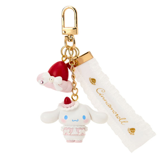SANRIO | Cinnamoroll Mascot Keychain 27×28×35mm (Strawberry Shortcake)