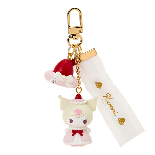SANRIO | Kuromi Mascot Keychain 27×28×35mm (Strawberry Shortcake)