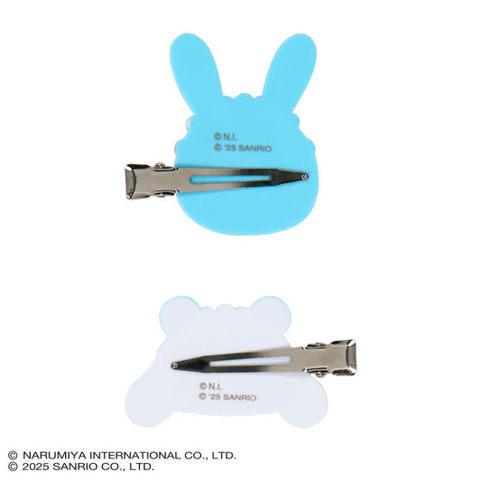 Sanrio × Mezzo Piano | Cinnamoroll Hair Clip Set 45×10×50mm (Blue Rabbit)