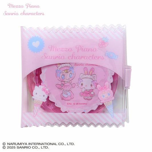 Sanrio × Mezzo Piano | Mirror And Comb Set With Case 90x10x85mm