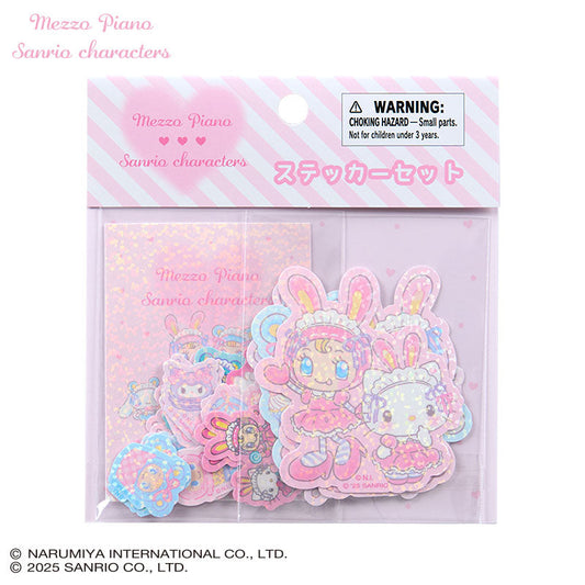 Sanrio × Mezzo Piano | Sticker Set 25 pieces