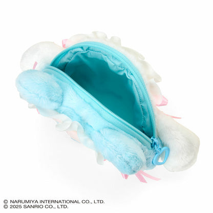 Sanrio × Mezzo Piano | Cinnamoroll Reversible Face-shaped Pouch 130×50×100mm (Blue)
