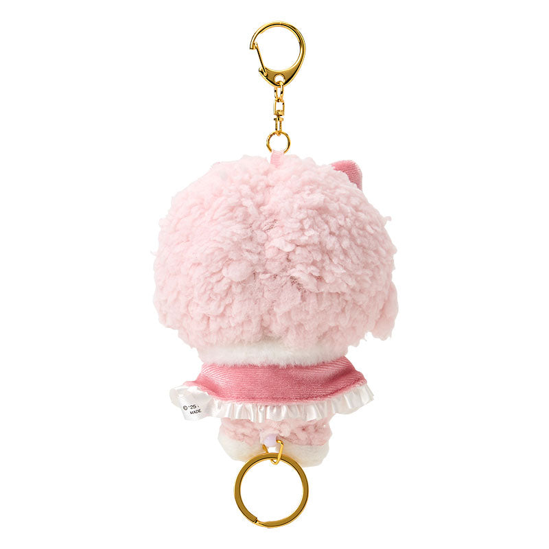 SANRIO | My Sweet Piano Plush Keychain with Reel Bag Charm 90×115x74mm (Pink)