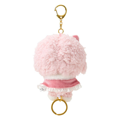 SANRIO | My Sweet Piano Plush Keychain with Reel Bag Charm 90×115x74mm (Pink)