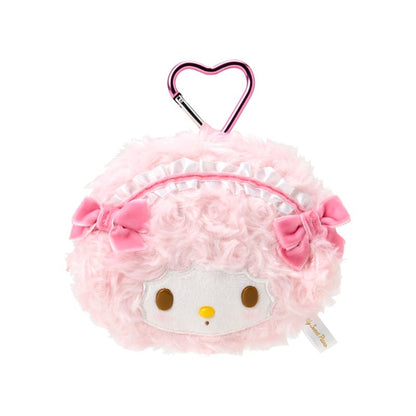 SANRIO | My Sweet Piano Plush Pouch Keychain with Carabiner 98x125x70mm (Pink)