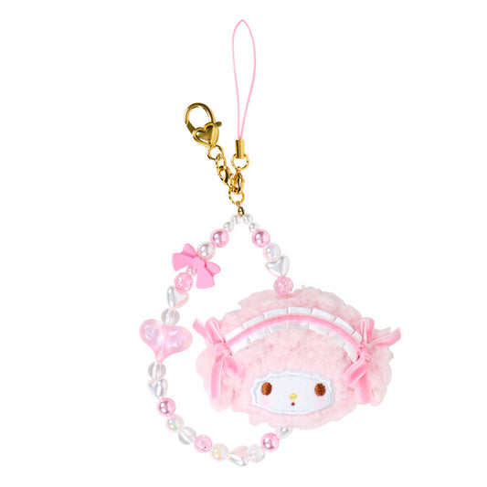 SANRIO | My Sweet Piano Beaded Hand Strap Phone Charm 95×30×110mm (Lolita Pink)