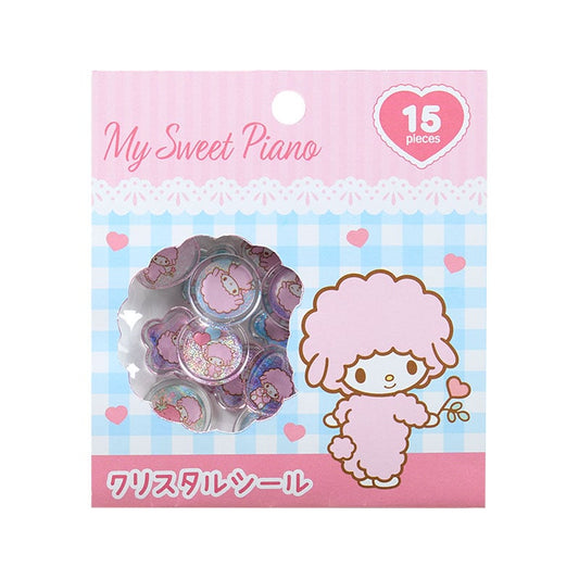 SANRIO | My Sweet Piano Seal Stickers 100x100x5mm