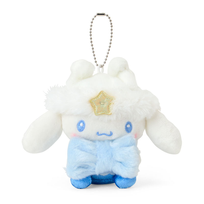 SANRIO | Cinnamoroll Plush Mascot Keychain Bag Charm 130×70×120mm (Sparkling Winter)