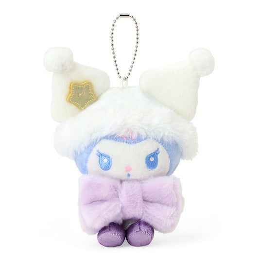 SANRIO | Kuromi Plush Mascot Keychain Bag Charm 125×70×150mm (Sparkling Winter)