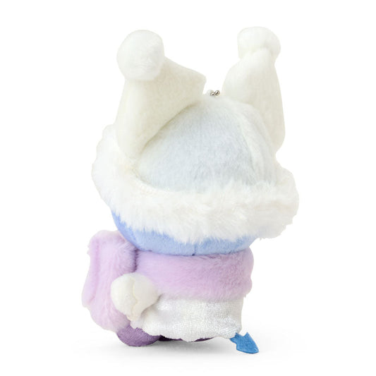 SANRIO | Kuromi Plush Mascot Keychain Bag Charm 125×70×150mm (Sparkling Winter)