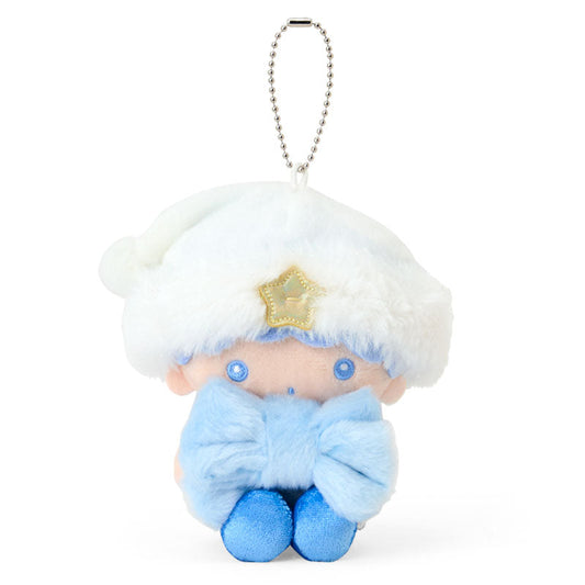 SANRIO | Little Twin Stars Kiki Plush Mascot Keychain Bag Charm 115×85×130mm (Sparkling Winter)