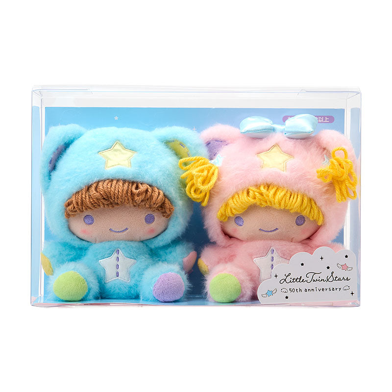 SANRIO | Little Twin Stars Kiki & Lala Plush Toy Set 300×120×197mm (Starry Sky Angel 50th Anniversary)