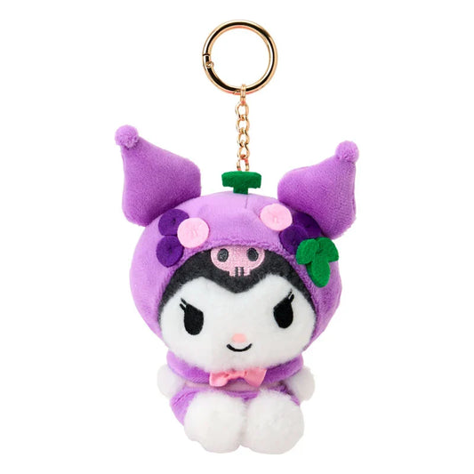 SANRIO | Kuromi Mascot Holder Bag Charm Keychain 100x75x140mm (Fruit Design)