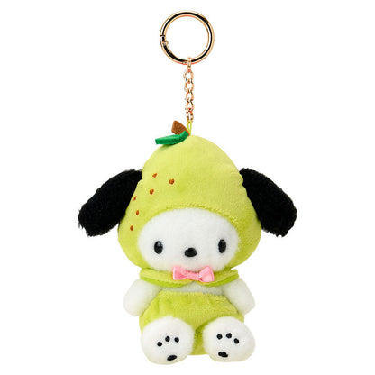 SANRIO | Pochacco Mascot Holder Bag Charm Keychain 100x75x140mm (Fruit Design)
