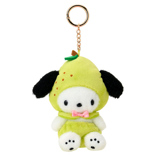 SANRIO | Pochacco Mascot Holder Bag Charm Keychain 100x75x140mm (Fruit Design)