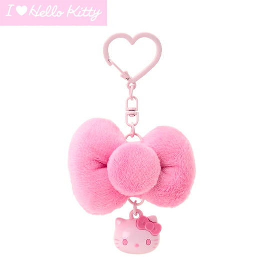 SANRIO | Hello Kitty Pink Swaying Ribbon Charm Keychain 65×30×45mm (I Love Hello Kitty)