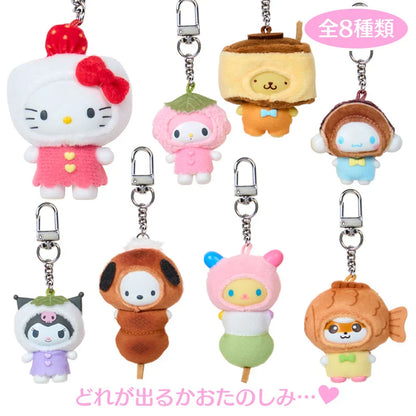 SANRIO | Secret Keychain Japanese Sweets Blind Box 47×35×63mm (Chibitomo Series 3rd Edition) (Order 8 For A Complete