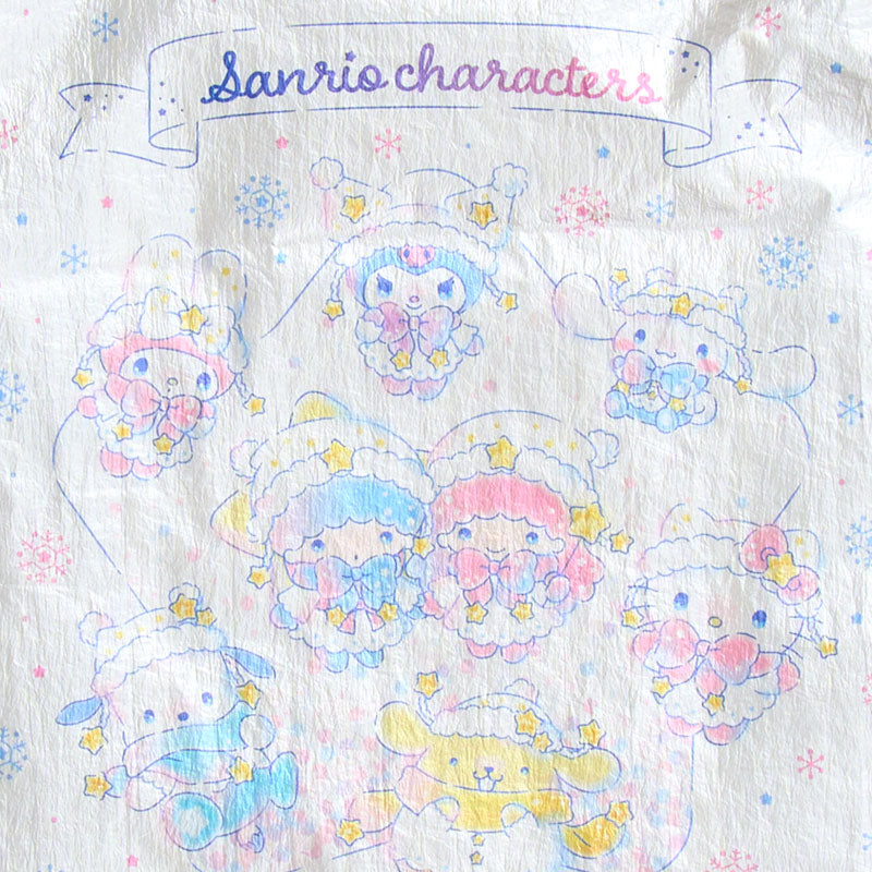 SANRIO | Foldable Eco Bag 280×3×320m with Case 120×20×110mm (Sparkling Winter)