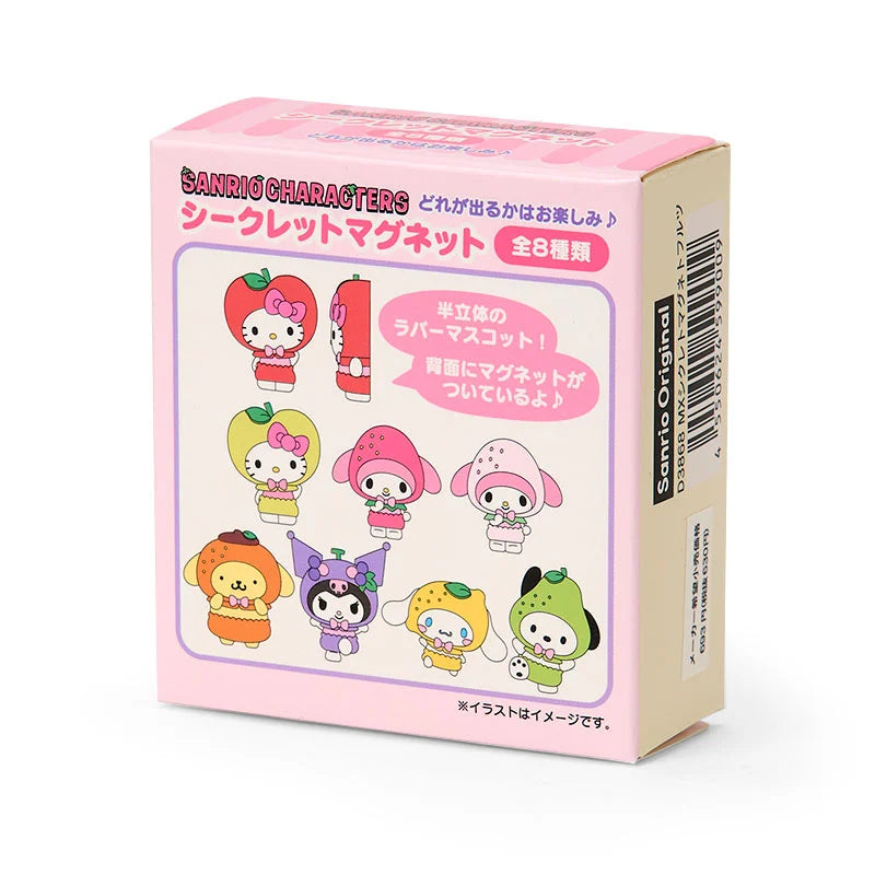 SANRIO | Secret Magnet Blind Box 60x25x68mm (Fruit Design) (Order 8 for a complete box)