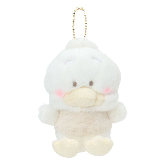 SANRIO | Pekkle Mascot Holder Bag Charm Plush Keychain 100×90×140mm (Nap on Fluffy White Cloud)