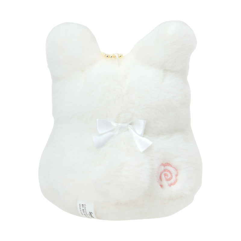 SANRIO | Hanamaruobake Mascot Holder Bag Charm Plush Keychain 90×100×110mm (Nap on Fluffy White Cloud)