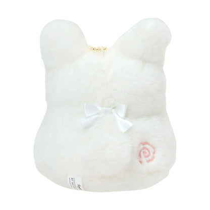 SANRIO | Hanamaruobake Mascot Holder Bag Charm Plush Keychain 90×100×110mm (Nap on Fluffy White Cloud)