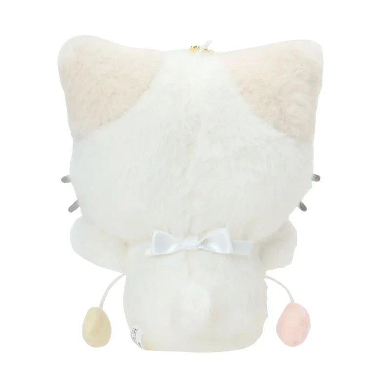 SANRIO | Masyumaro Mascot Holder Bag Charm Plush Keychain 110×70×130mm (Nap on Fluffy White Cloud)