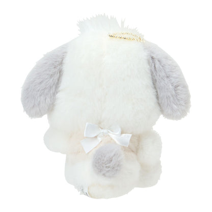 SANRIO | Pochacco Mascot Holder Bag Charm Plush Keychain 110×80×140mm (Nap on Fluffy White Cloud)