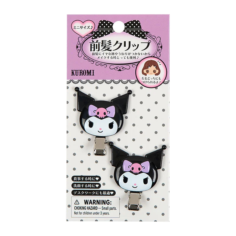 SANRIO | Kuromi Mini Bangs Clip Hair Clip 45×11×37mm Each