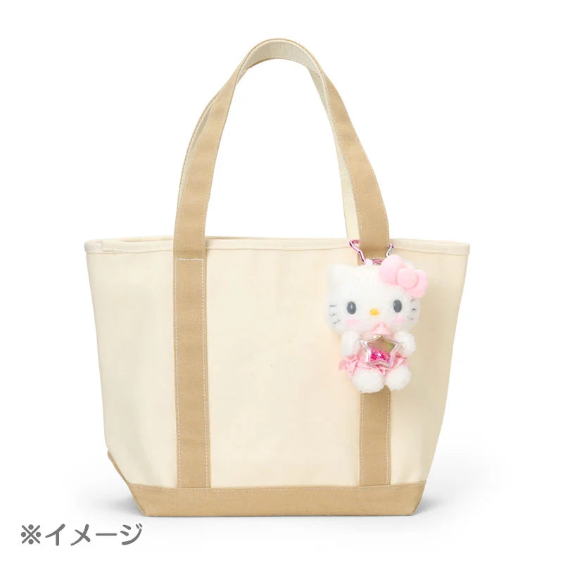 SANRIO | Pompompurin Pom Pom Purin Mascot Holder Bag Charm Keychain 95×70×125mm (Stardust Baby Bottle)