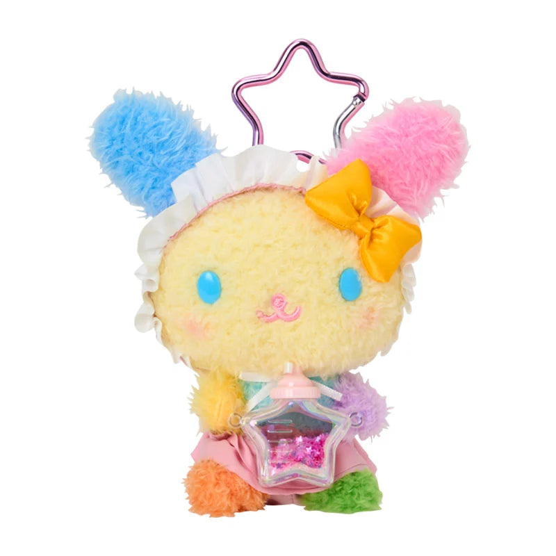 SANRIO | Usahana Mascot Holder Bag Charm Keychain 95×70×125mm (Stardust Baby Bottle)