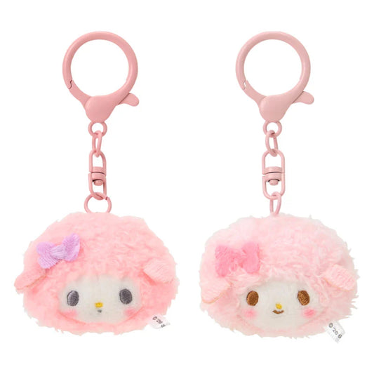 SANRIO | My Sweet Piano Plush Mascot Keychain Set of 2 50×25×55mm Each (Matching Smiley Faces)