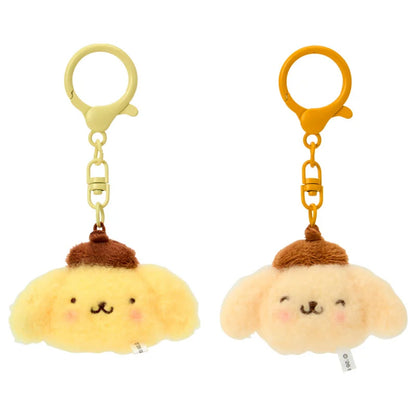 SANRIO | Pom Pom Purin Pompompurin Plush Mascot Keychain Set of 2 50×25×55mm Each (Matching Smiley Faces)