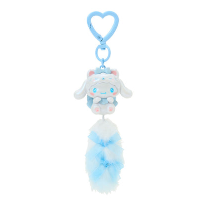 SANRIO | Cinnamoroll Dangling Tail Mascot Strap Keychain 35×25×105mm (Milky Kitten)
