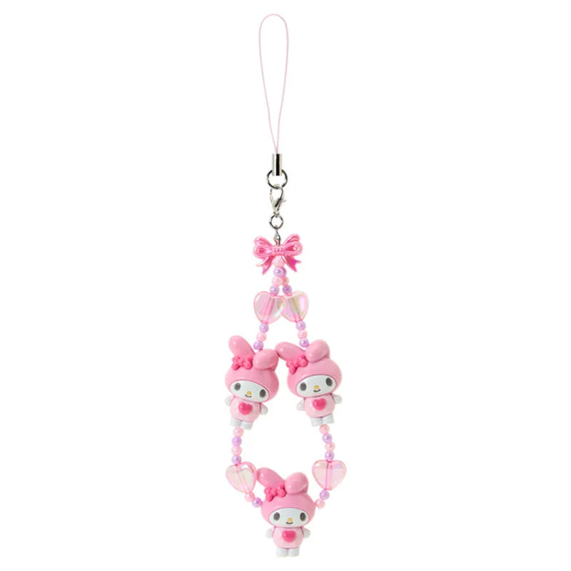 SANRIO | My Melody Strap 60x15x110mm (Tokimeki Pop Beads Heisei Retro Y2K)