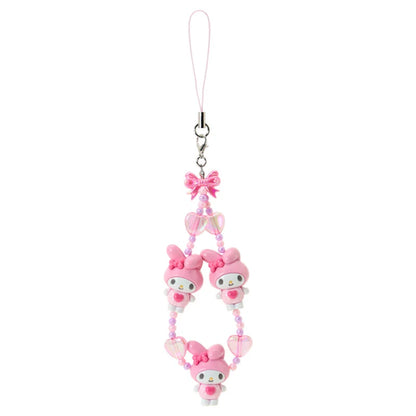 SANRIO | My Melody Strap 60x15x110mm (Tokimeki Pop Beads Heisei Retro Y2K)