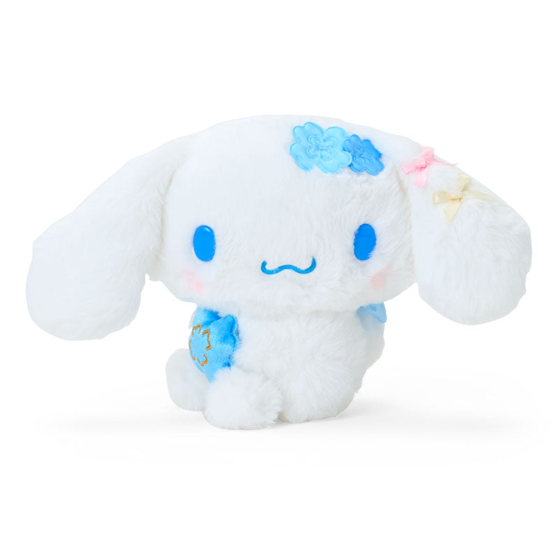 SANRIO | Cinnamoroll Plush Doll Plush Toy 280×130×180mm (Light Blue Clover)