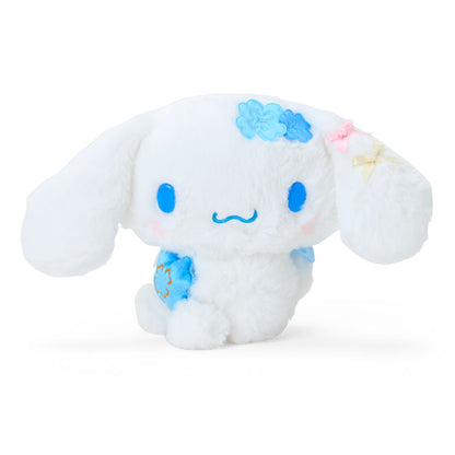 SANRIO | Cinnamoroll Plush Doll Plush Toy 280×130×180mm (Light Blue Clover)