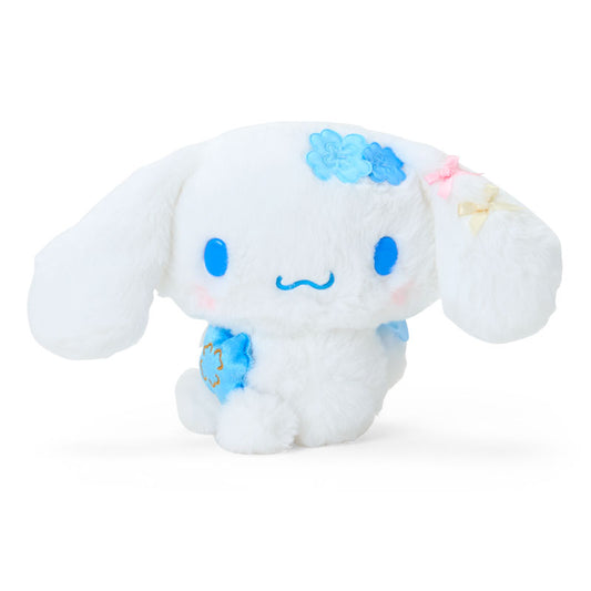 SANRIO | Cinnamoroll Plush Doll Plush Toy 280×130×180mm (Light Blue Clover)