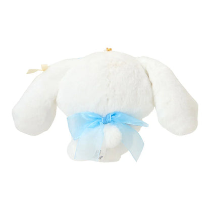 SANRIO | Cinnamoroll Milk Plush Mascot Holder Keychain Bag Charm 150×60×100mm (Light Blue Clover)