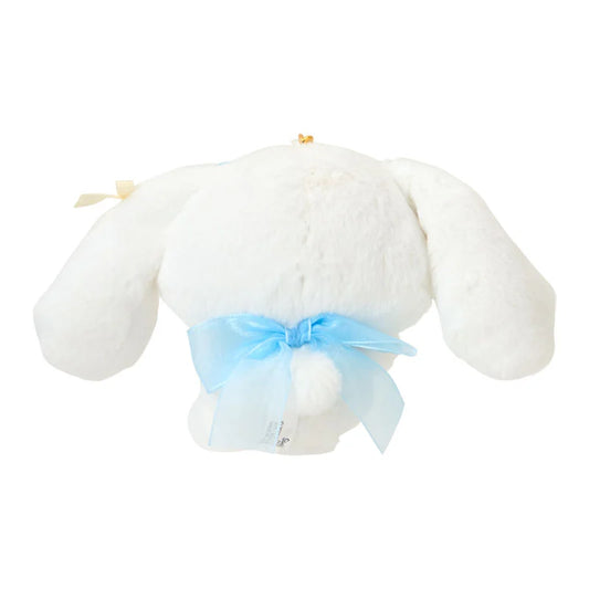SANRIO | Cinnamoroll Milk Plush Mascot Holder Keychain Bag Charm 150×60×100mm (Light Blue Clover)